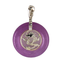 Load image into Gallery viewer, Lavender Jade Dragon Pendant