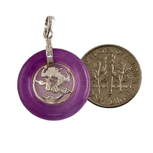 Load image into Gallery viewer, Lavender Jade Dragon Pendant