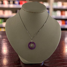 Load image into Gallery viewer, Lavender Jade Dragon Pendant