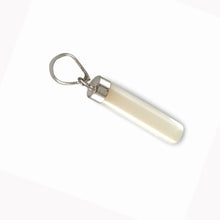 Load image into Gallery viewer, Mother of Pearl Tube Pendant with Plumeria Bale