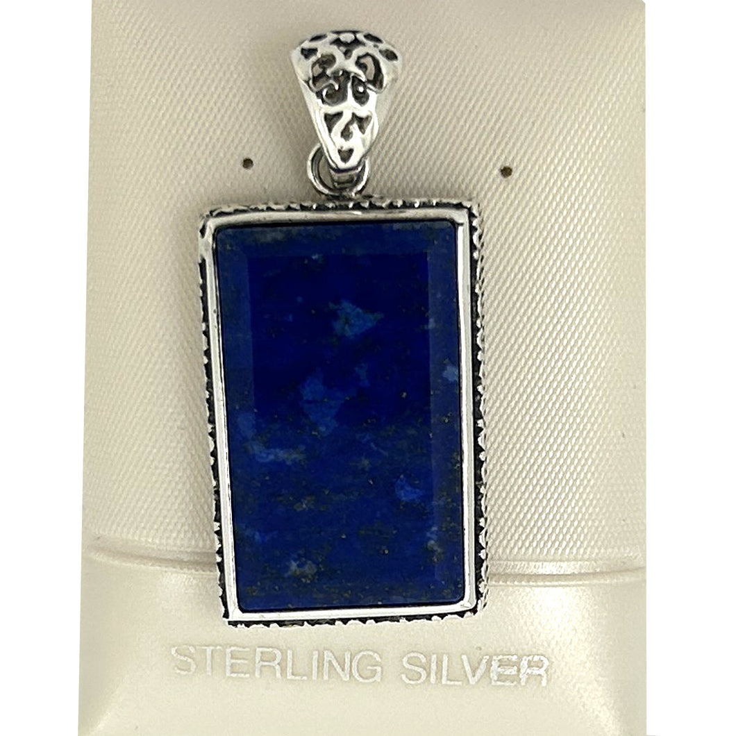 9220077-Solid-Sterling-Silver-Genuine-Blue-Lapis-Lazuli-Pendant-Necklace