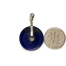Load image into Gallery viewer, Donut Blue Lapis Lazuli Pendant