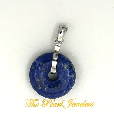 9220111F GENUINE LAPIS LAZULI GEMSTONE 925 SILVER HANDMADE PENDANT