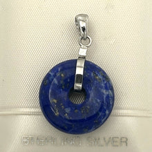 Load image into Gallery viewer, 9220111F GENUINE LAPIS LAZULI GEMSTONE 925 SILVER HANDMADE PENDANT