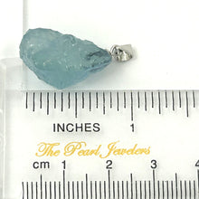 Load image into Gallery viewer, 9220140B Baroque Rough Aquamarine Handcrafted 925 Sterling Silver Pendant