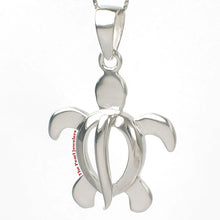 Load image into Gallery viewer, 9230010-Hawaiian-Jewelry-Honu-Silver-925-Sea-Turtle-Pendant