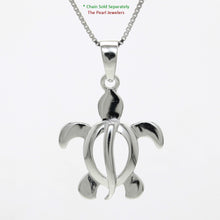 Load image into Gallery viewer, 9230010-Hawaiian-Jewelry-Honu-Silver-925-Sea-Turtle-Pendant