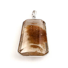 Load image into Gallery viewer, Minimalist Natural Multi-Inclusion Quartz Crystal Sterling Silver Necklace
