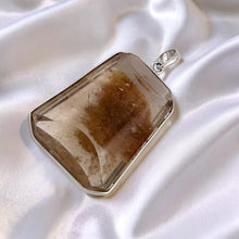 Load image into Gallery viewer, Minimalist Natural Multi-Inclusion Quartz Crystal Sterling Silver Necklace