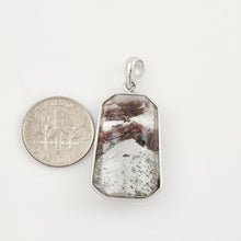 Load image into Gallery viewer, Natural Multi-Inclusion Quartz Crystal Sterling Silver Necklace