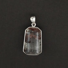 Load image into Gallery viewer, Natural Multi-Inclusion Quartz Crystal Sterling Silver Necklace
