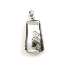 Load image into Gallery viewer, Minimal Natural Multi-Inclusion Quartz Crystal Sterling Silver Necklace