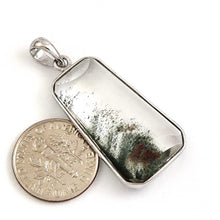 Load image into Gallery viewer, Minimal Natural Multi-Inclusion Quartz Crystal Sterling Silver Necklace