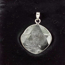 Load image into Gallery viewer, Green Purple Quartz Crystal Pendant Sterling Silver