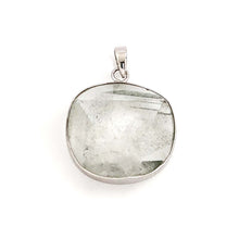 Load image into Gallery viewer, Green Purple Quartz Crystal Pendant Sterling Silver