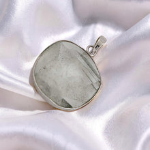 Load image into Gallery viewer, Green Purple Quartz Crystal Pendant Sterling Silver