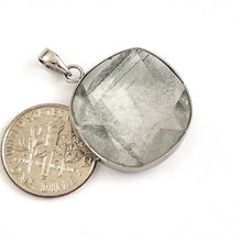 Load image into Gallery viewer, Green Purple Quartz Crystal Pendant Sterling Silver