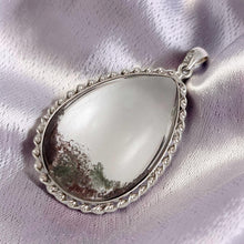 Load image into Gallery viewer, Simple Natural Multi-Inclusion Quartz Crystal Sterling Silver Pendant