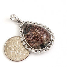 Load image into Gallery viewer, Beige Scenic Quartz Sterling Silver Pendant