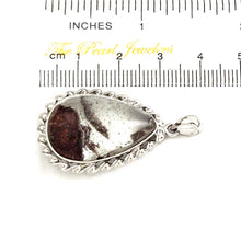 Load image into Gallery viewer, Orange Inclusion Quartz Sterling Silver Pendant