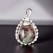 Load image into Gallery viewer, Seafoam Quartz Crystal Sterling Silver Pendant