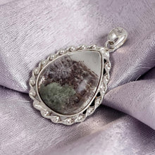 Load image into Gallery viewer, Seafoam Quartz Crystal Sterling Silver Pendant