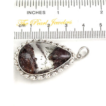Load image into Gallery viewer, Grey Ash Natural Multi-Inclusion Quartz Crystal Sterling Silver Necklace