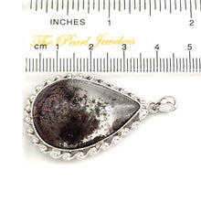 Load image into Gallery viewer, Natural Ash Quartz Crystal Statement Sterling Silver Pendant