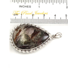 Load image into Gallery viewer, Grey Smoke Natural Multi-Inclusion Quartz Crystal Sterling Silver Necklace