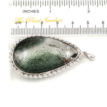 Load image into Gallery viewer, Sea Green Natural Multi-Inclusion Quartz Crystal Sterling Silver Necklace