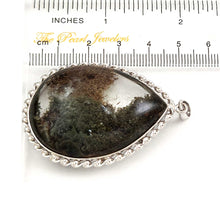 Load image into Gallery viewer, Natural Multi-Inclusion Crystal Cabochon Sterling Silver Pendant