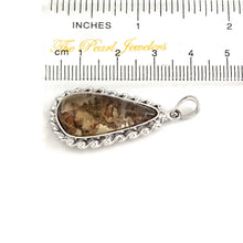 Load image into Gallery viewer, Beige Natural Multi-Inclusion Quartz Crystal Sterling Silver Necklace