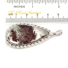 Load image into Gallery viewer, Brown-Grey Natural Multi-Inclusion Quartz Crystal Sterling Silver Necklace