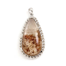 Load image into Gallery viewer, Brown Gradient Quartz Crystal Sterling Silver Pendant