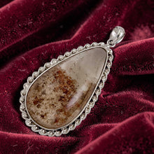 Load image into Gallery viewer, Brown Gradient Quartz Crystal Sterling Silver Pendant