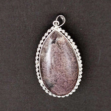 Load image into Gallery viewer, Smoke Black Quartz Crystal Sterling Silver Pendant