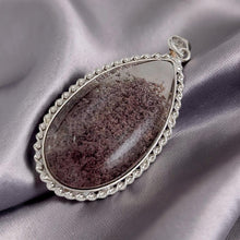 Load image into Gallery viewer, Smoke Black Quartz Crystal Sterling Silver Pendant