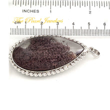 Load image into Gallery viewer, Smoke Black Quartz Crystal Sterling Silver Pendant