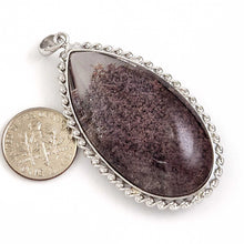 Load image into Gallery viewer, Smoke Black Quartz Crystal Sterling Silver Pendant