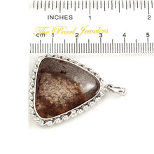 Load image into Gallery viewer, Brown Natural Multi-Inclusion Quartz Crystal Sterling Silver Necklace