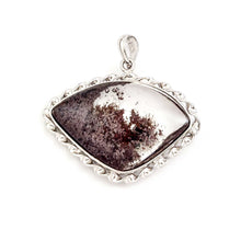 Load image into Gallery viewer, Smokey Natural Multi-Inclusion Quartz Crystal Sterling Silver Necklace