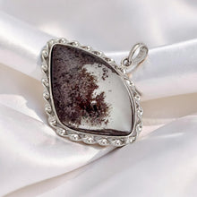Load image into Gallery viewer, Smokey Natural Multi-Inclusion Quartz Crystal Sterling Silver Necklace