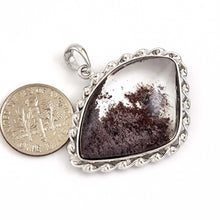 Load image into Gallery viewer, Smokey Natural Multi-Inclusion Quartz Crystal Sterling Silver Necklace