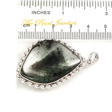 Load image into Gallery viewer, Dark Aqua Quartz Crystal Sterling Silver Pendant