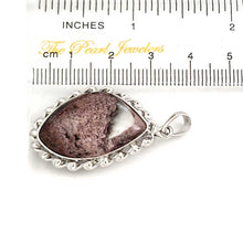 Load image into Gallery viewer, Dark Pink Scenic Quartz Sterling Silver Pendant