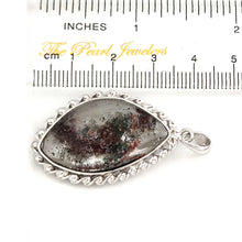Load image into Gallery viewer, Olive Green Quartz Crystal Sterling Silver Pendant
