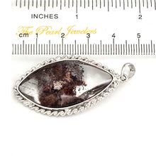 Load image into Gallery viewer, Pink Ash Natural Multi-Inclusion Quartz Crystal Silver Pendant