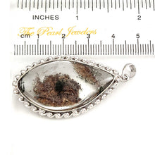 Load image into Gallery viewer, Tan Scenic Quartz Crystal Sterling Silver Pendant