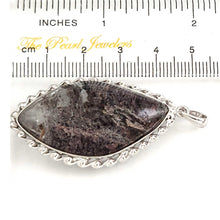 Load image into Gallery viewer, Slate Gray Quartz Crystal Sterling Silver Pendant