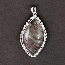 Load image into Gallery viewer, Slate Brown Quartz Crystal Sterling Silver Pendant